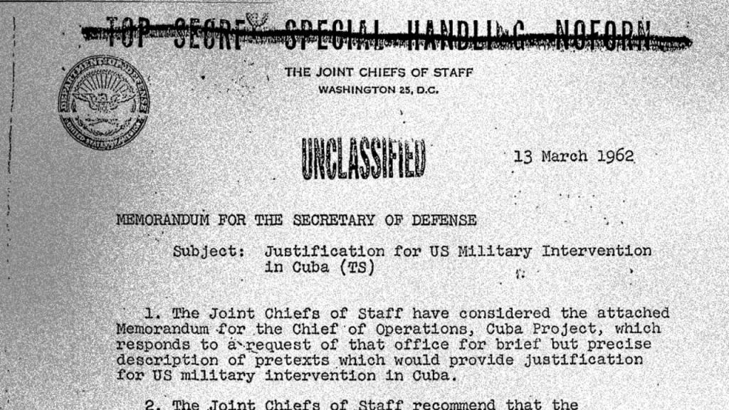 Operation Northwoods and the Logic of Manufactured War